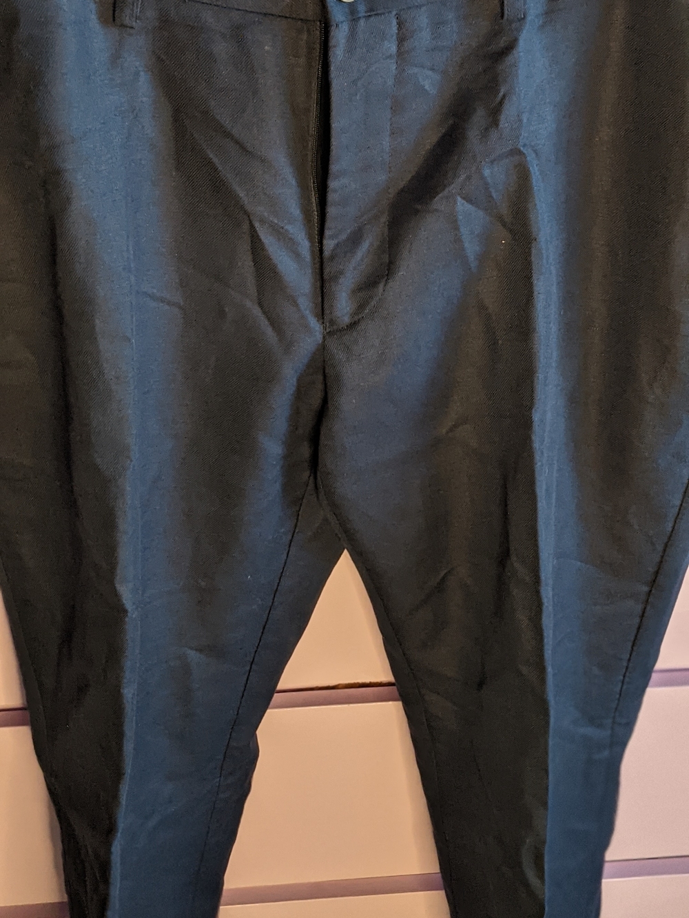 Men's Black Dress Pants - Tailored Straight Fit